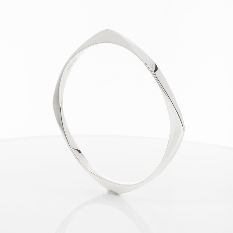Sterling Silver Eos Bangle-Bracelet-Walker & Hall