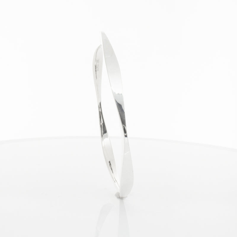 Sterling Silver Eos Bangle-Bracelet-Walker & Hall