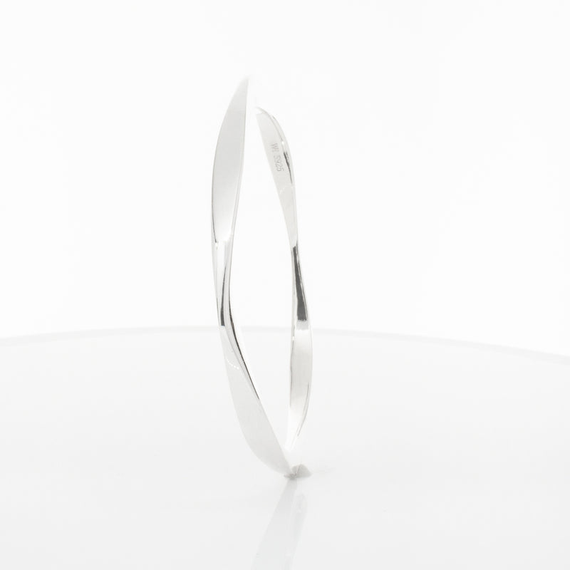 Sterling Silver Eos Bangle-Bracelet-Walker & Hall
