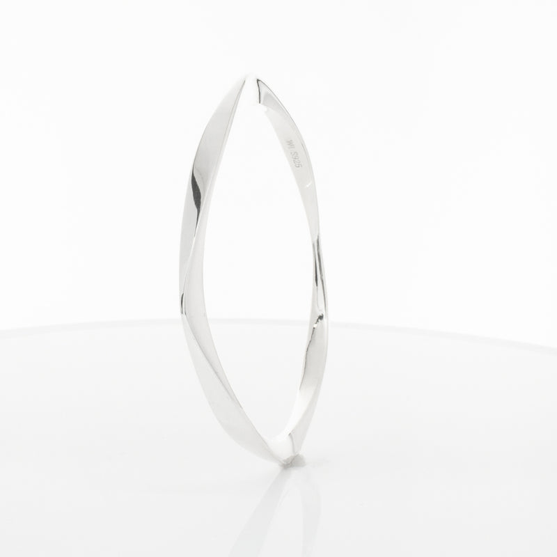 Sterling Silver Eos Bangle-Bracelet-Walker & Hall
