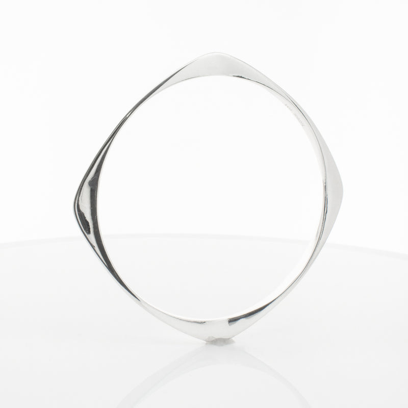 Sterling Silver Eos Bangle-Bracelet-Walker & Hall