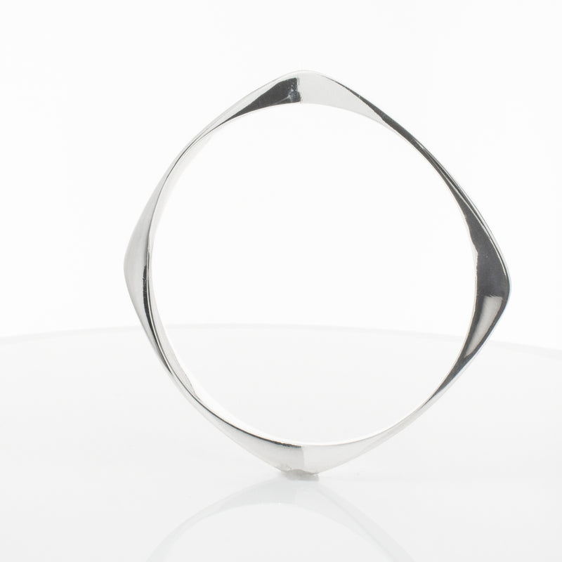 Sterling Silver Eos Bangle-Bracelet-Walker & Hall