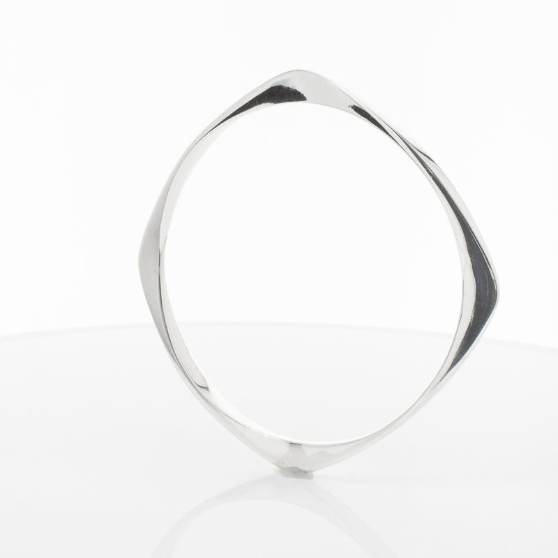 Sterling Silver Eos Bangle-Bracelet-Walker & Hall
