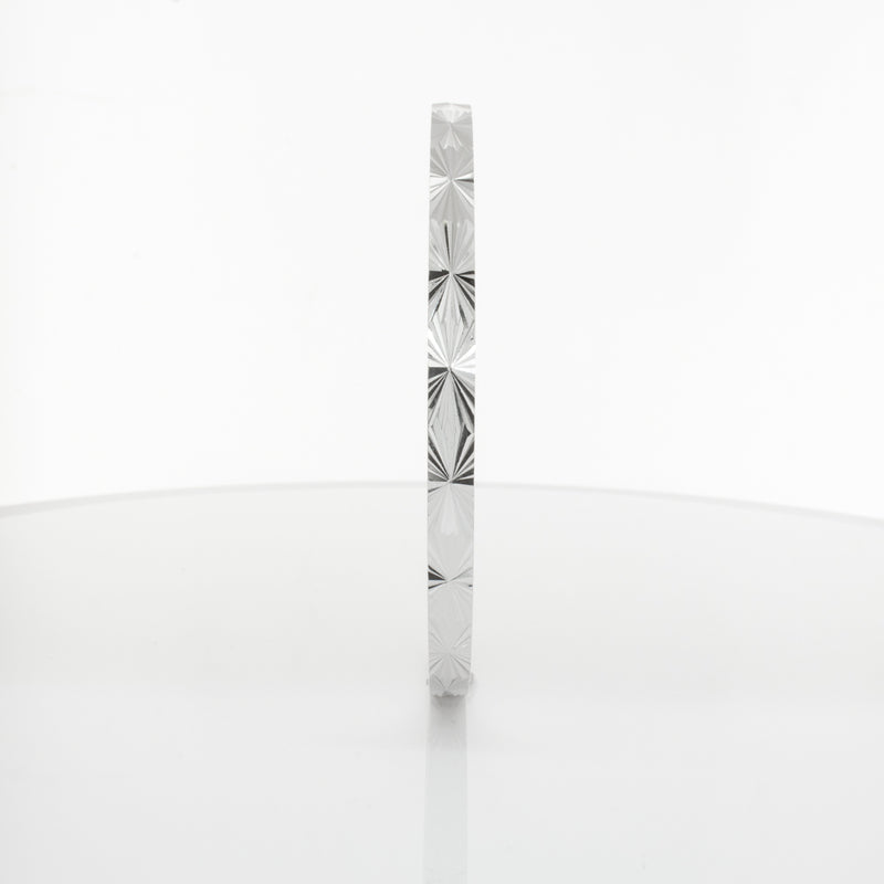 Sterling Silver Reflections Bangle-Bracelet-Walker & Hall