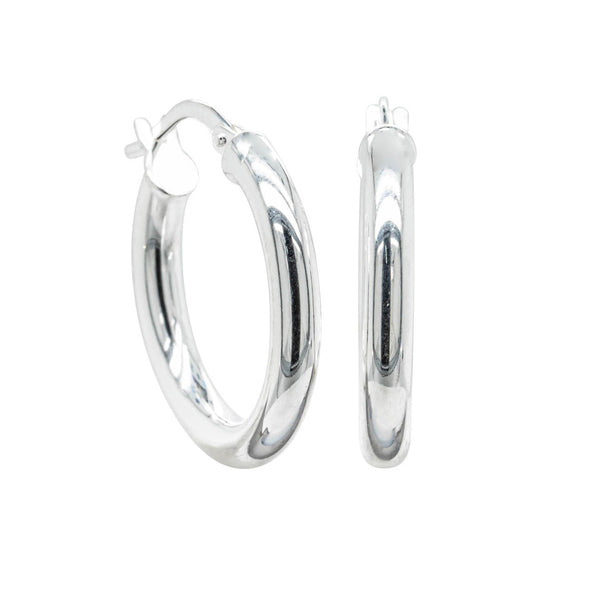 Sterling Silver Hoop Earrings - Earrings - Walker & Hall
