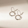 Sterling Silver Mini Entwined Hook Earrings - Earrings - Walker & Hall