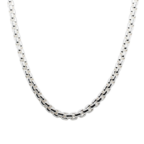 Sterling Silver Box Link Chain - Walker & Hall