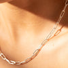 Sterling Silver Staple Link Chain - Walker & Hall