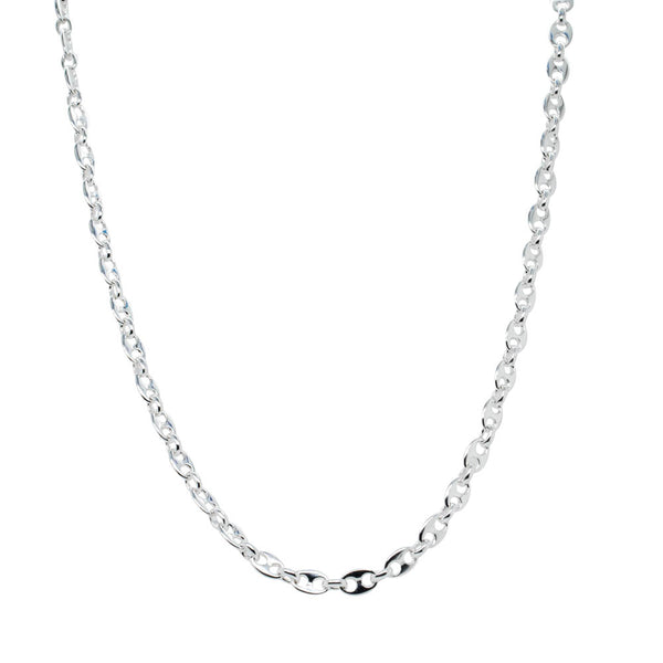 Sterling Silver Anchor Link Necklace - Necklace - Walker & Hall