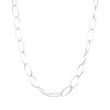 Sterling Silver Wide Trace Link Necklace - Necklace - Walker & Hall