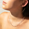 Sterling Silver Navette Link Necklace - Necklace - Walker & Hall