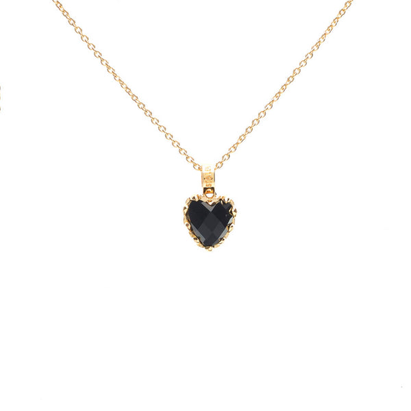 Stolen Girlfriends Club Love Claw Necklace - Gold Plated & Onyx - Necklace - Walker & Hall