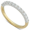18ct Yellow & White Gold Claw Set Diamond Ring - Walker & Hall