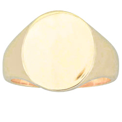 9ct Yellow Gold Signet Ring - Ring - Walker & Hall