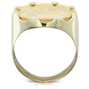 9ct Yellow Gold Half Sovereign Claw Set Ring - Walker & Hall