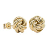 9ct Yellow Gold Knot Studs - Earrings - Walker & Hall