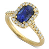 18ct Yellow Gold Sapphire & Diamond Ring - Walker & Hall