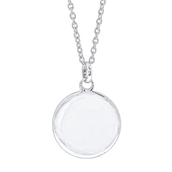 Sterling Silver Pebble Pendant - Necklace - Walker & Hall