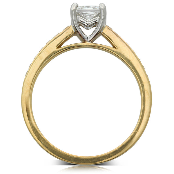18ct Yellow & 18ct White Gold Diamond Ring - Walker & Hall