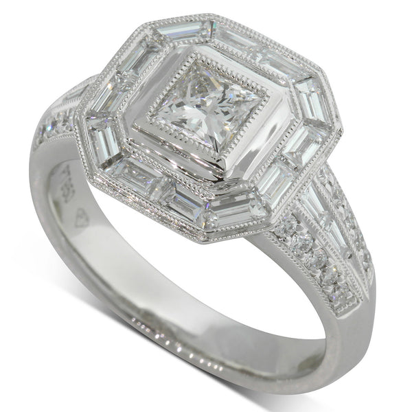 Platinum Diamond Dynasty Ring - Walker & Hall