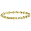 9ct Yellow Gold Belcher Bracelet With Bolt Clasp - Walker & Hall