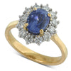 18ct Yellow & 18ct White Gold Sapphire & Diamond Ring - Walker & Hall