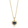 18ct Yellow Gold Sapphire & Diamond Pendant - Walker & Hall