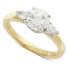 18ct Yellow & White Gold Diamond Ring - Walker & Hall