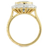 18ct Yellow & White Gold Aquamarine & Diamond Ring - Walker & Hall