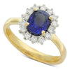 18ct Yellow & White Gold Sapphire & Diamond Ring - Walker & Hall