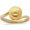 18ct Yellow Gold Cultured South Sea Pearl Ring - Walker & Hall