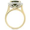 18ct Yellow & White Gold Tourmaline & Diamond Dress Ring - Walker & Hall