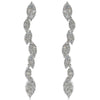 18ct White Gold 2.58ct Diamond Drop Earrings - Walker & Hall
