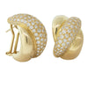 Vintage 18ct Yellow Gold 2.50ct Diamond Earrings - Walker & Hall
