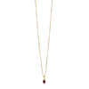 18ct Yellow Gold .82ct Oval Ruby Pendant - Walker & Hall