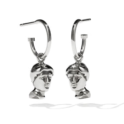 Meadowlark Babelogue Venus Signature Hoop Earrings - Sterling Silver - Earrings - Walker & Hall