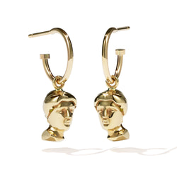 Meadowlark Babelogue Venus Signature Hoop Earrings - Gold Plated - Earrings - Walker & Hall