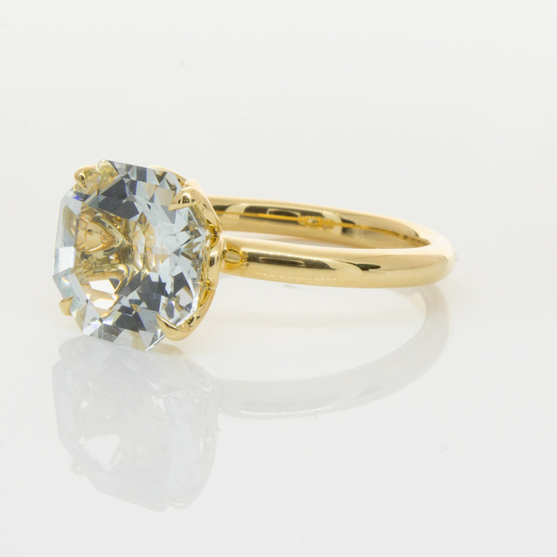 18ct Yellow Gold Aquamarine Octavia Ring-Ring-Walker & Hall