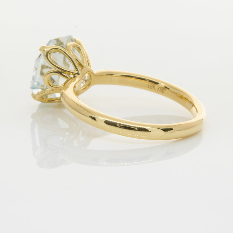 18ct Yellow Gold Aquamarine Octavia Ring-Ring-Walker & Hall