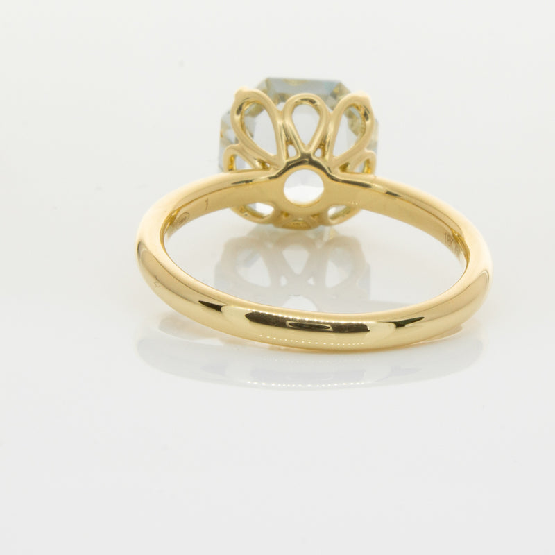 18ct Yellow Gold Aquamarine Octavia Ring-Ring-Walker & Hall