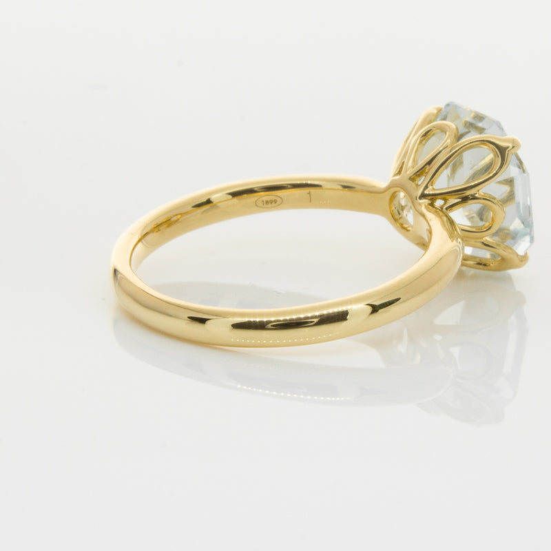 18ct Yellow Gold Aquamarine Octavia Ring-Ring-Walker & Hall