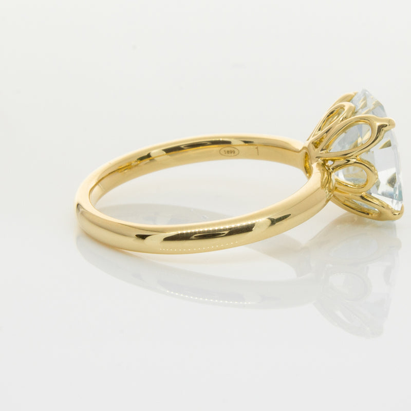 18ct Yellow Gold Aquamarine Octavia Ring-Ring-Walker & Hall