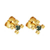 Zoe & Morgan Izil Earrings - Gold Plated & Chrome Diopside - Walker & Hall