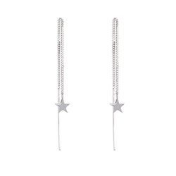 Boh Runga Stargazers Thread Earrings Sterling Silver - Walker & Hall