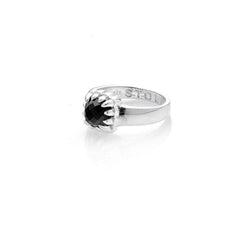 Stolen Girlfriends Club Baby Claw Ring - Sterling Silver & Onyx - Walker & Hall