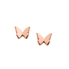 Karen Walker Mini Butterfly Earrings - 9ct Rose Gold - Walker & Hall