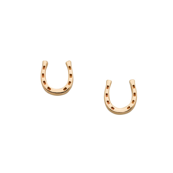 Karen Walker Mini Horseshoe Earrings - 9ct Yellow Gold - Walker & Hall
