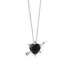Karen Walker Cupid's Arrow & Heart Necklace - Sterling Silver - Necklace - Walker & Hall