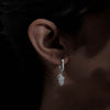 Karen Walker Acorn & Leaf Mini Hoop Earrings - Sterling Silver - Walker & Hall