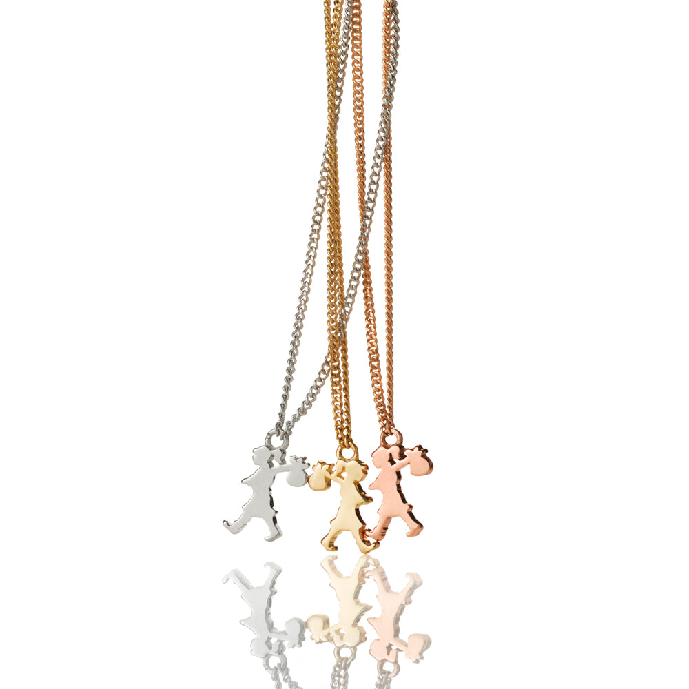 Karen Walker Mini Runaway Girl Necklace Sterling Silver Walker & Hall